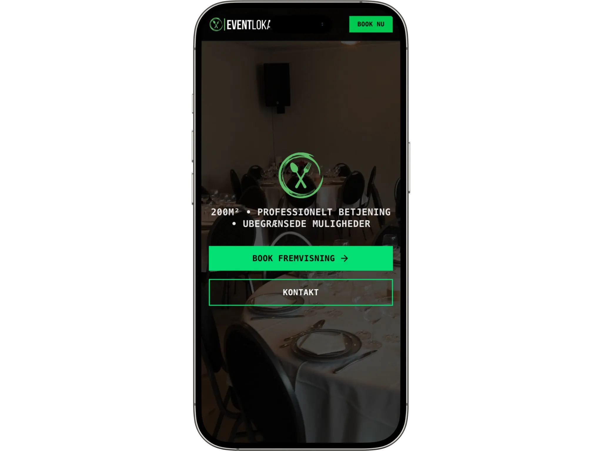 Eventlokalet.nu mobile version