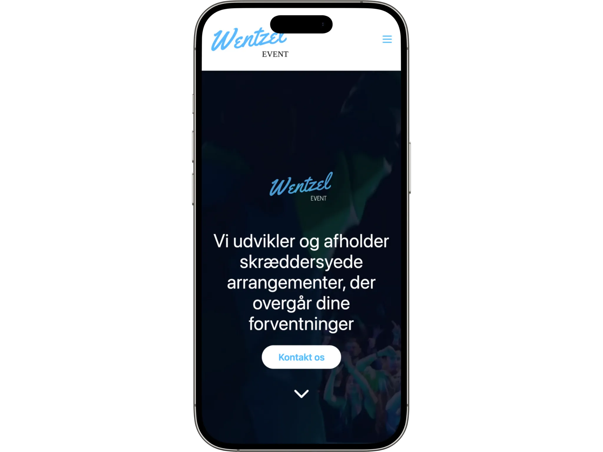 Wentzel Event mobile version