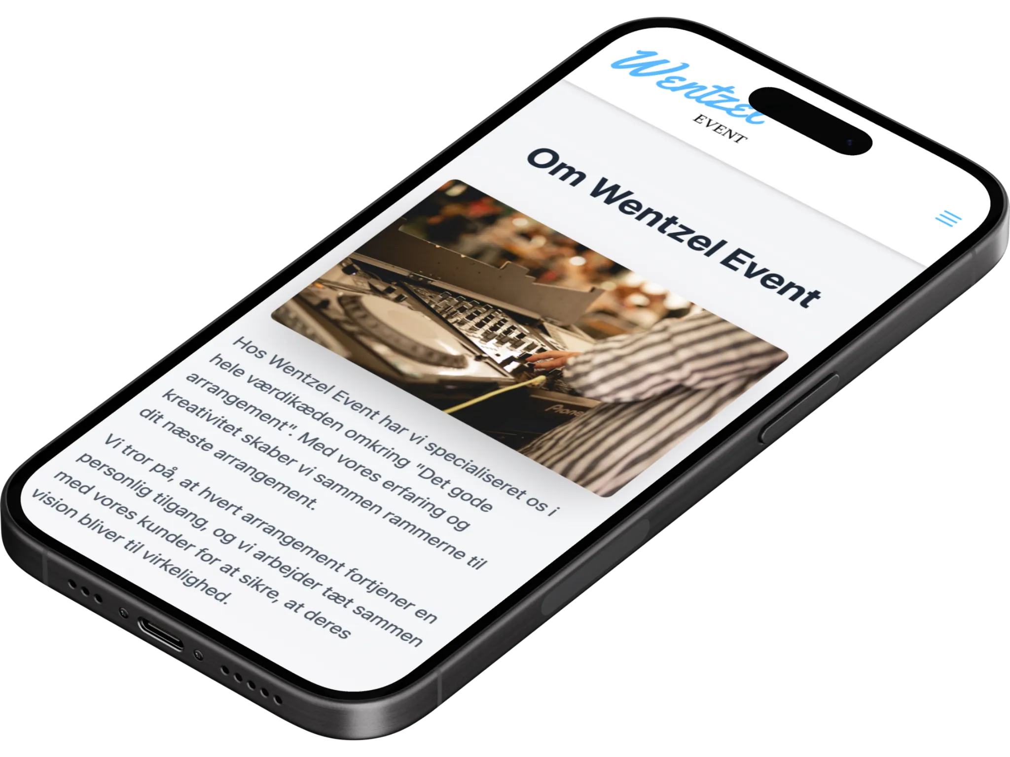 Wentzel Event mobile version 2